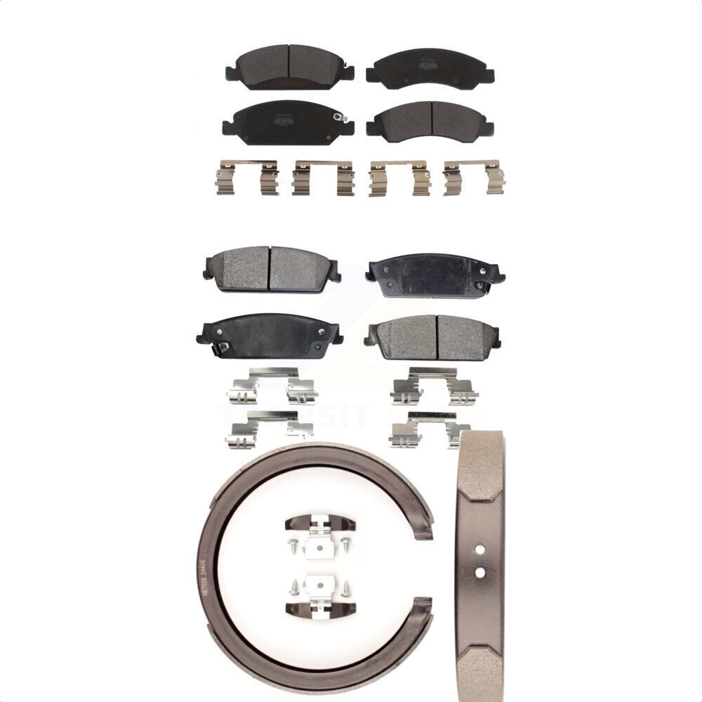 Transit Auto - KFN-100647 - Front and Rear Disc Brake Pad Kits