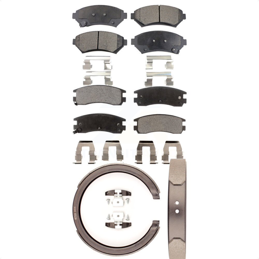 Transit Auto - KFN-100656 - Front and Rear Disc Brake Pad Kits