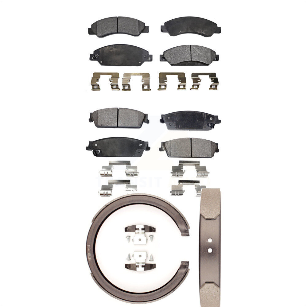 Transit Auto - KFN-100657 - Front and Rear Disc Brake Pad Kits
