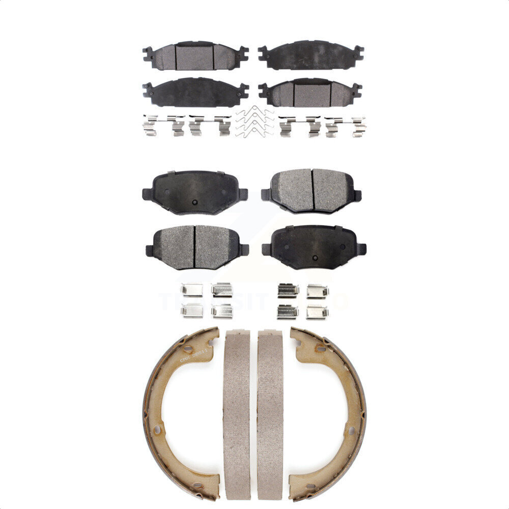 Transit Auto - KFN-100686 - Front and Rear Disc Brake Pad Kits