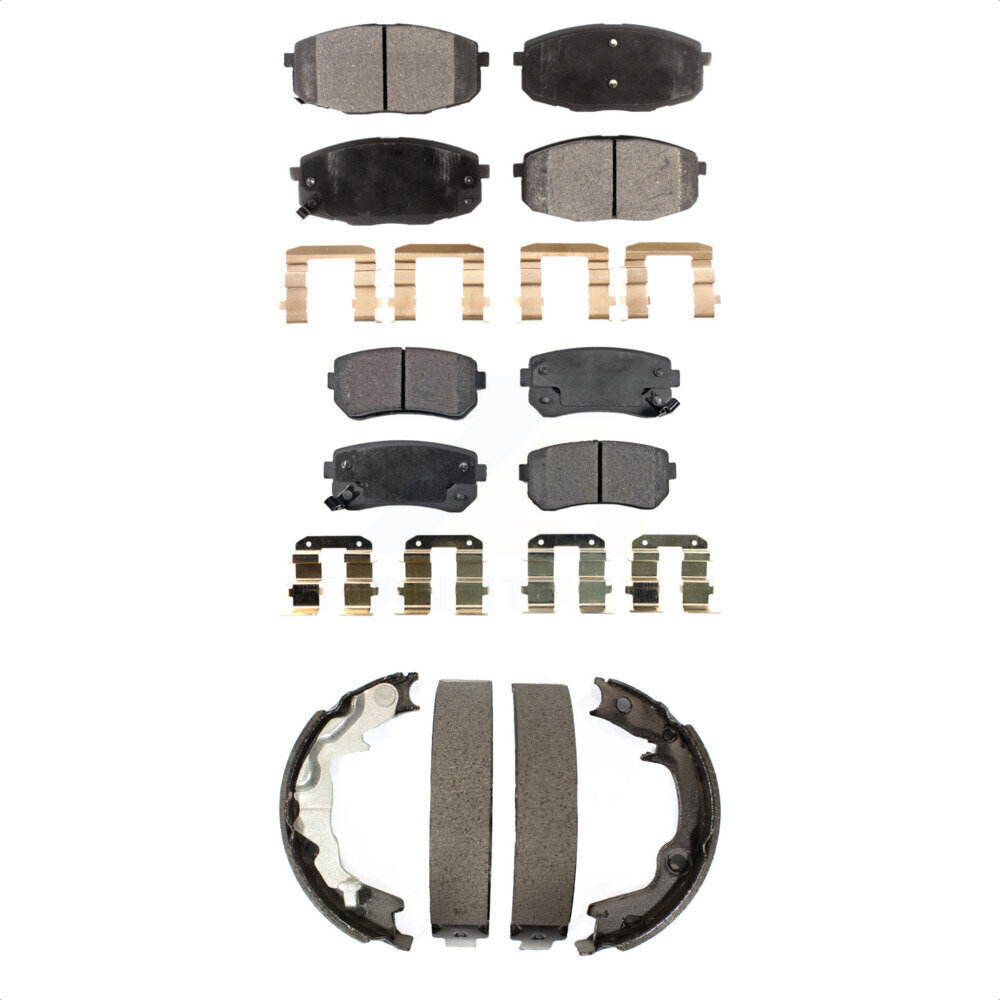 Transit Auto - KFN-100697 - Front and Rear Disc Brake Pad Kits