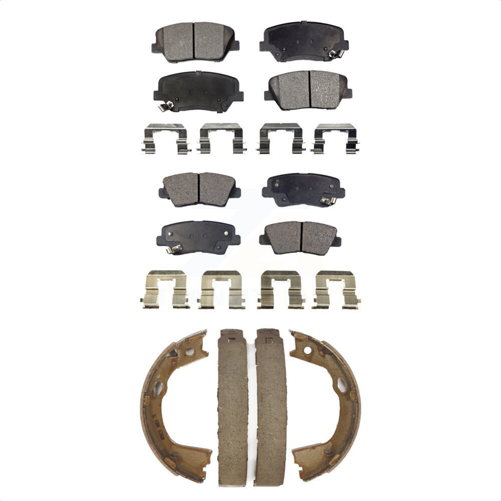 Transit Auto - KFN-100720 - Front and Rear Disc Brake Pad Kits