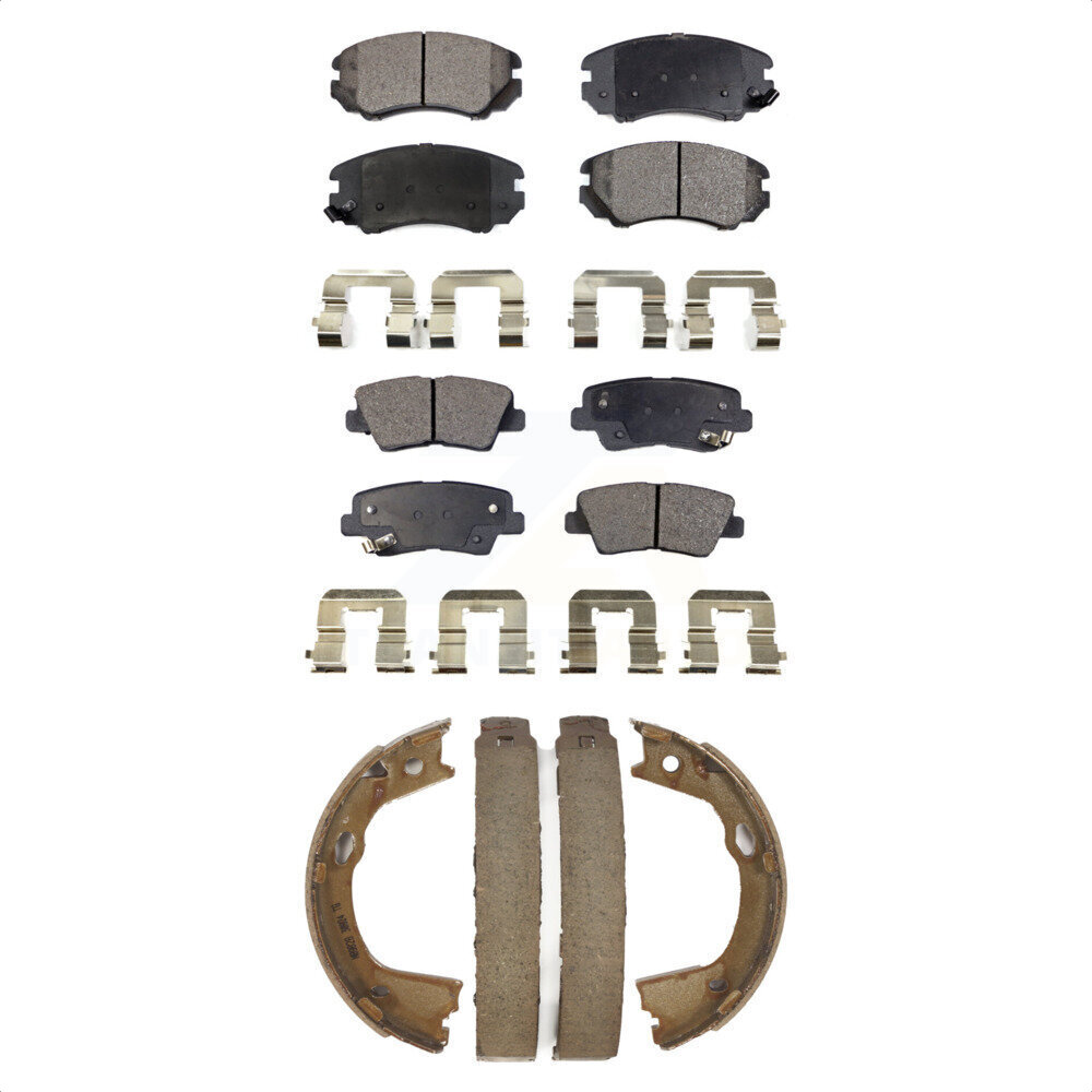 Transit Auto - KFN-100721 - Front and Rear Disc Brake Pad Kits