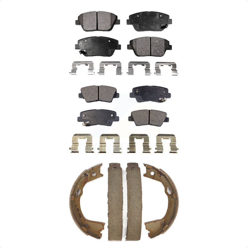 Transit Auto - KFN-100722 - Front and Rear Disc Brake Pad Kits