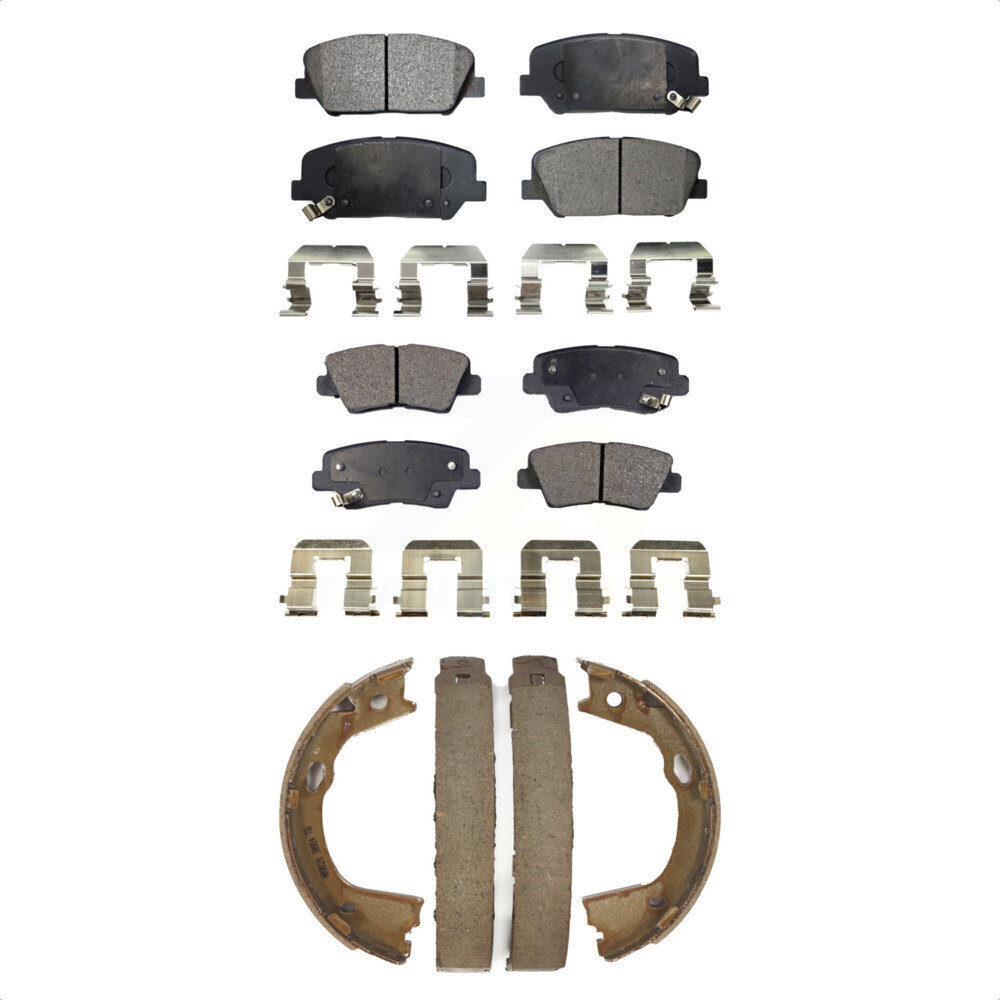 Transit Auto - KFN-100723 - Front and Rear Disc Brake Pad Kits