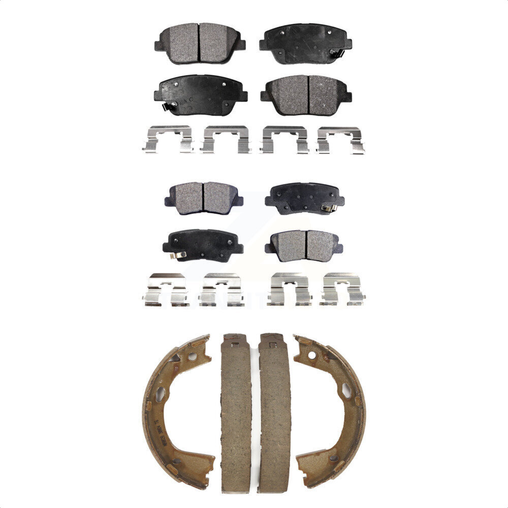 Transit Auto - KFN-100725 - Front and Rear Disc Brake Pad Kits