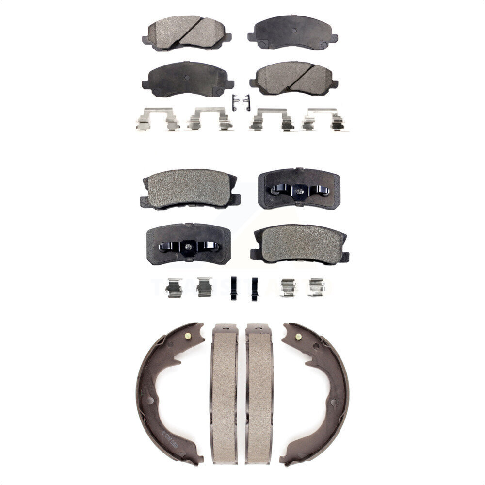 Transit Auto - KFN-100734 - Front and Rear Disc Brake Pad Kits