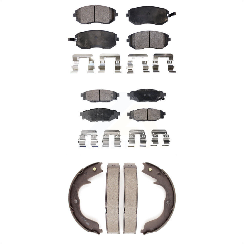 Transit Auto - KFN-100736 - Front and Rear Disc Brake Pad Kits