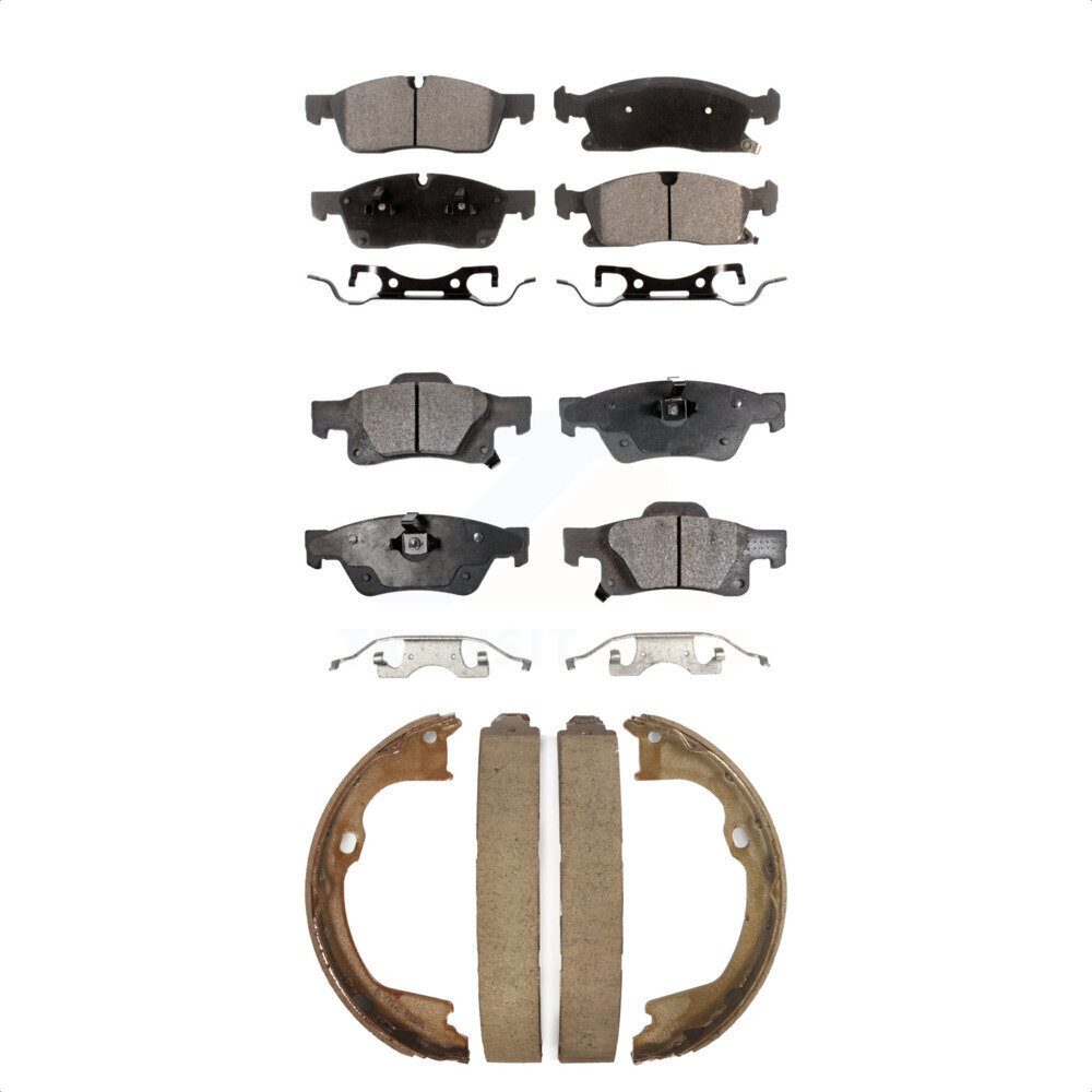 Transit Auto - KFN-100743 - Front and Rear Disc Brake Pad Kits