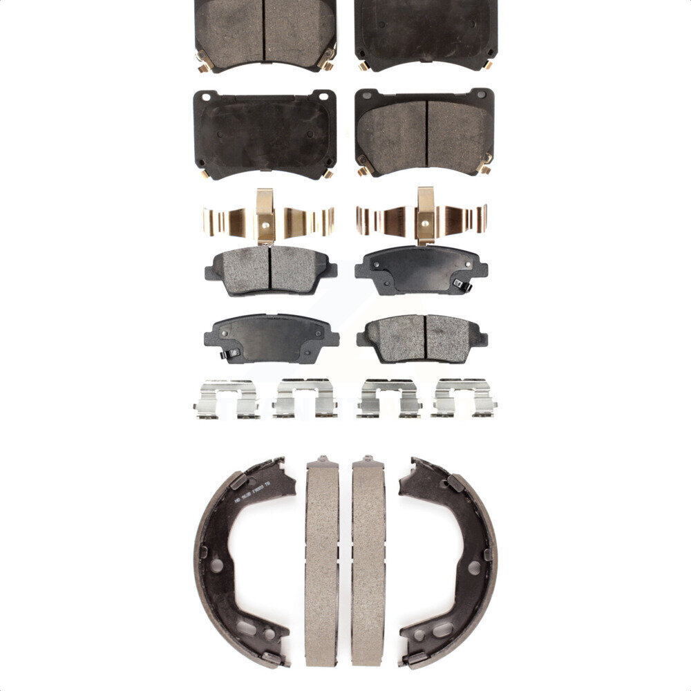 Transit Auto - KFN-100747 - Front and Rear Disc Brake Pad Kits