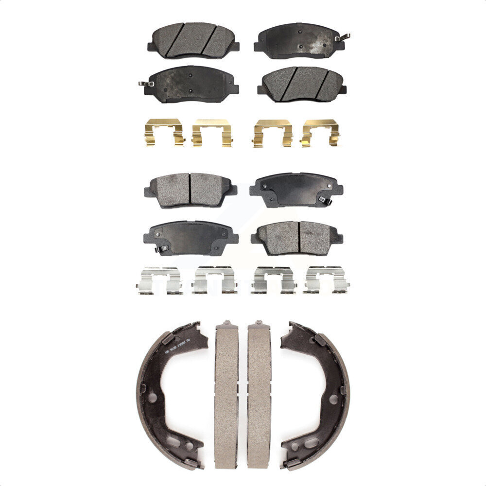 Transit Auto - KFN-100748 - Front and Rear Disc Brake Pad Kits