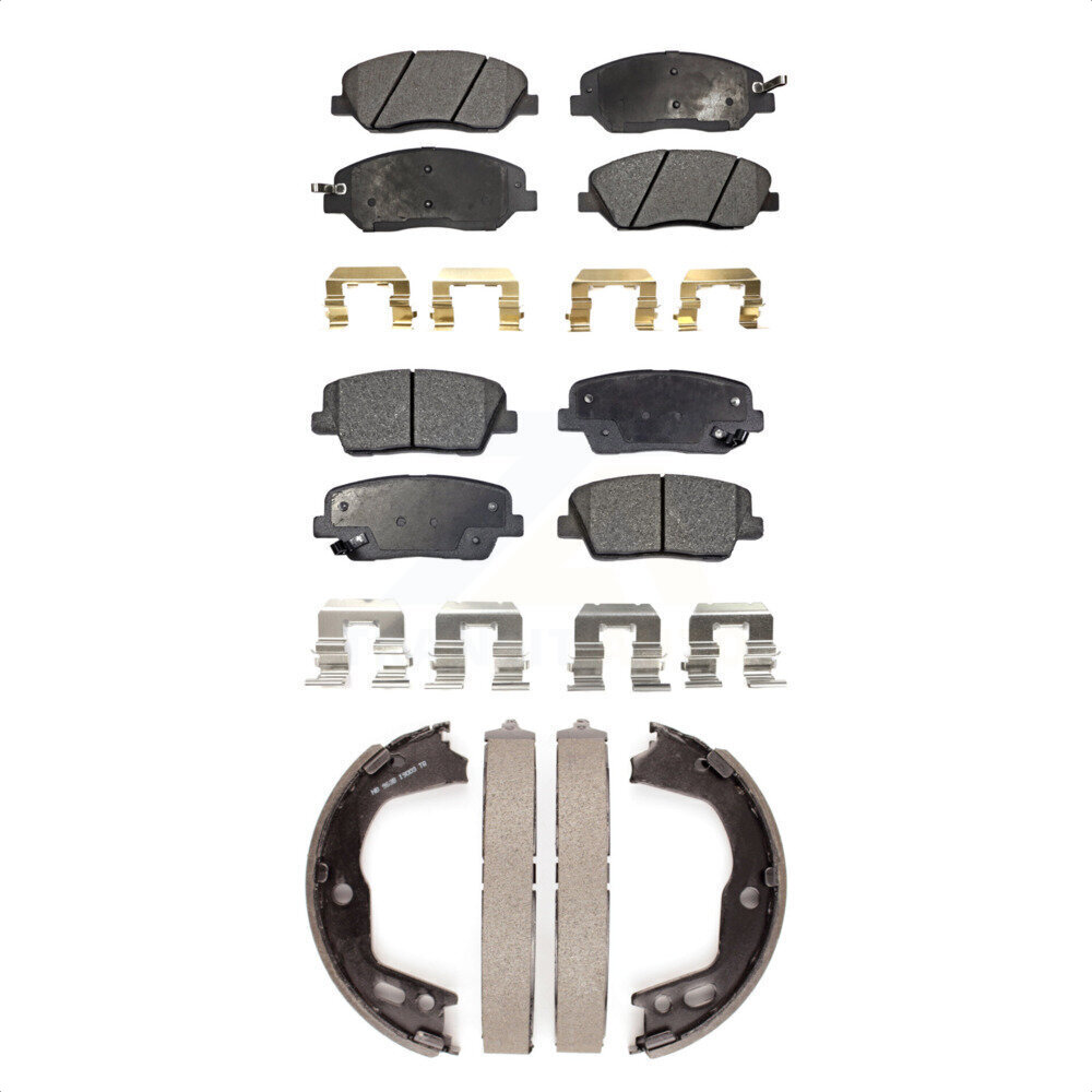 Transit Auto - KFN-100750 - Front and Rear Disc Brake Pad Kits