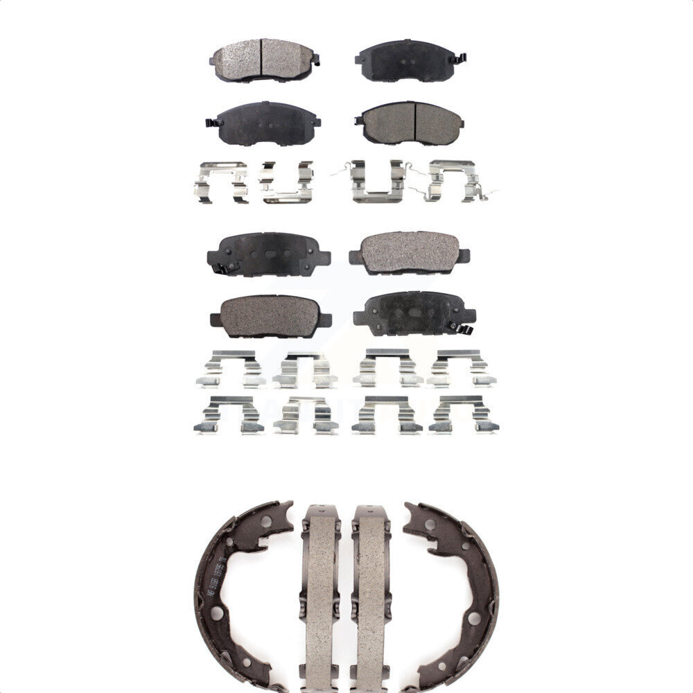 Transit Auto - KFN-100755 - Front and Rear Disc Brake Pad Kits