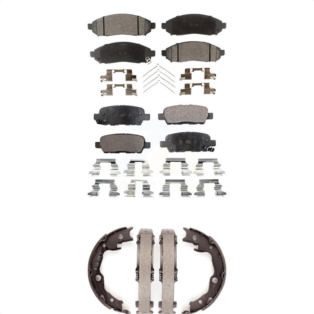 Transit Auto - KFN-100757 - Front and Rear Disc Brake Pad Kits