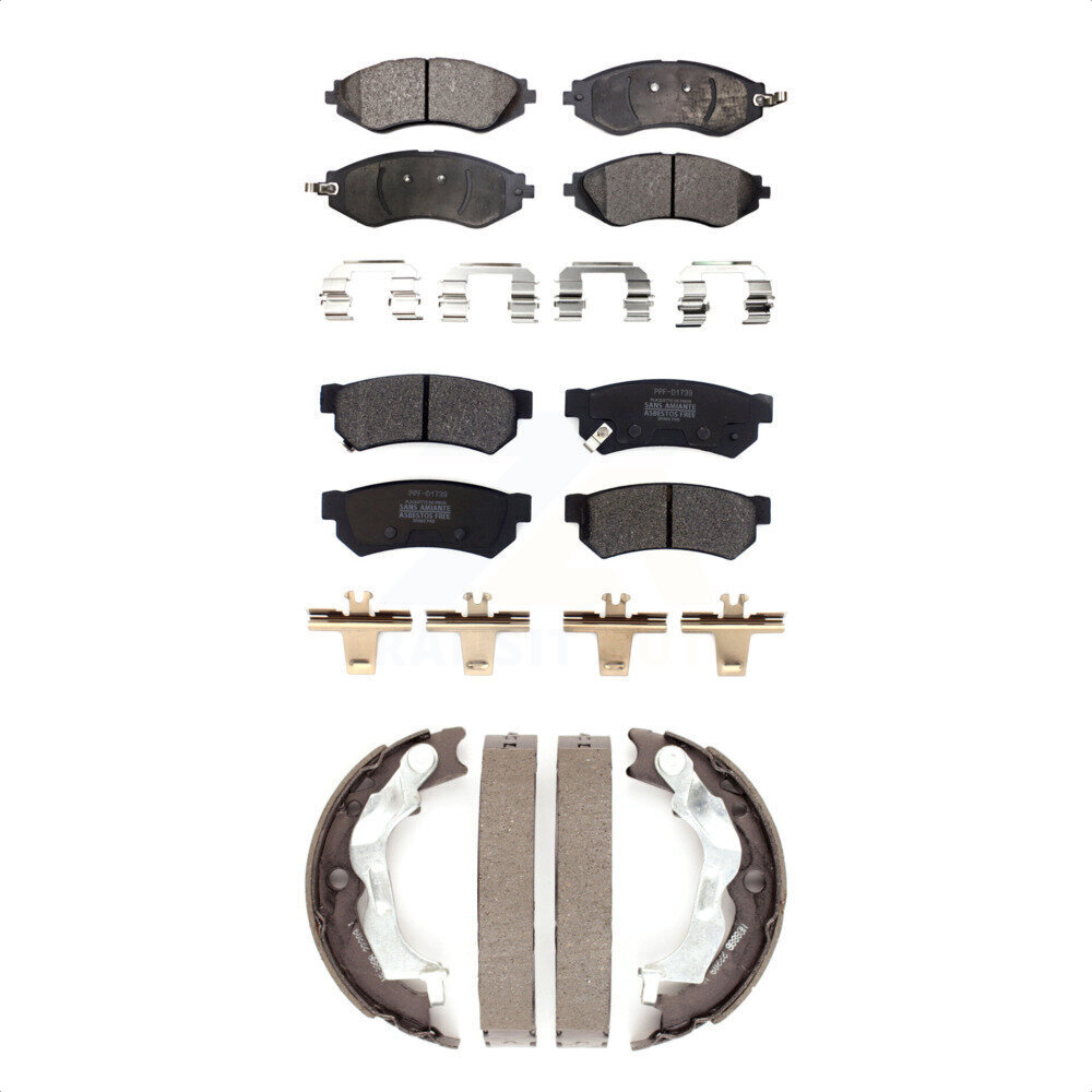Transit Auto - KFN-100766 - Front and Rear Disc Brake Pad Kits