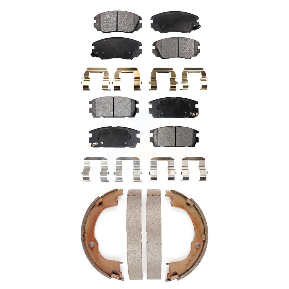 Transit Auto - KFN-100770 - Front and Rear Disc Brake Pad Kits