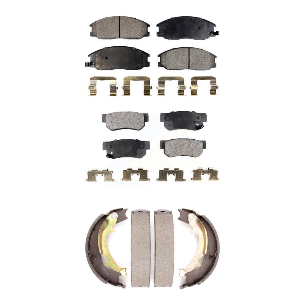 Transit Auto - KFN-100781 - Front and Rear Disc Brake Pad Kits