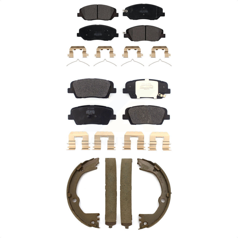 Transit Auto - KFN-100794 - Front and Rear Disc Brake Pad Kits