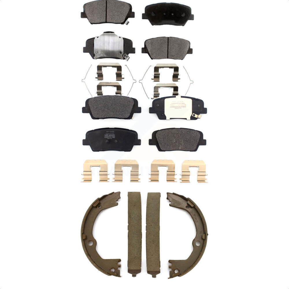 Transit Auto - KFN-100807 - Front and Rear Disc Brake Pad Kits