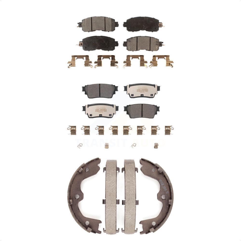 Transit Auto KFN-100817 Disc Brake Pad for 2019-2023 Nissan Altima - Front and Rear
