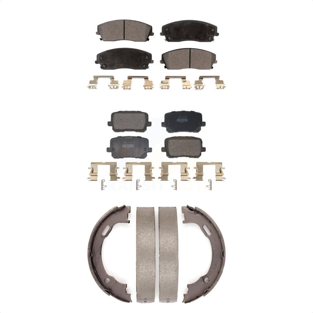 Transit Auto - KFN-100836 - Front and Rear Disc Brake Pad Kits