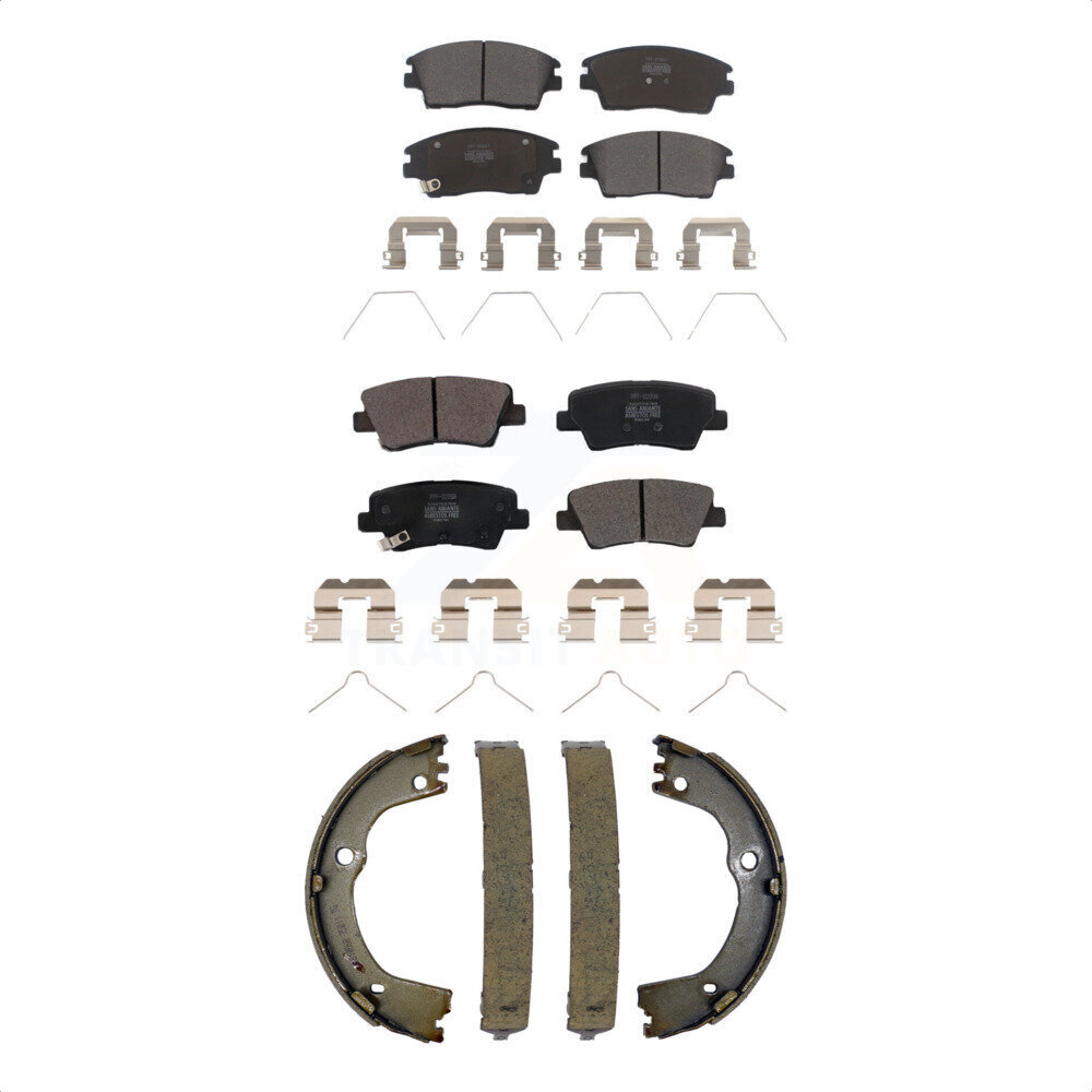 Transit Auto - KFN-100845 - Front and Rear Disc Brake Pad Kits