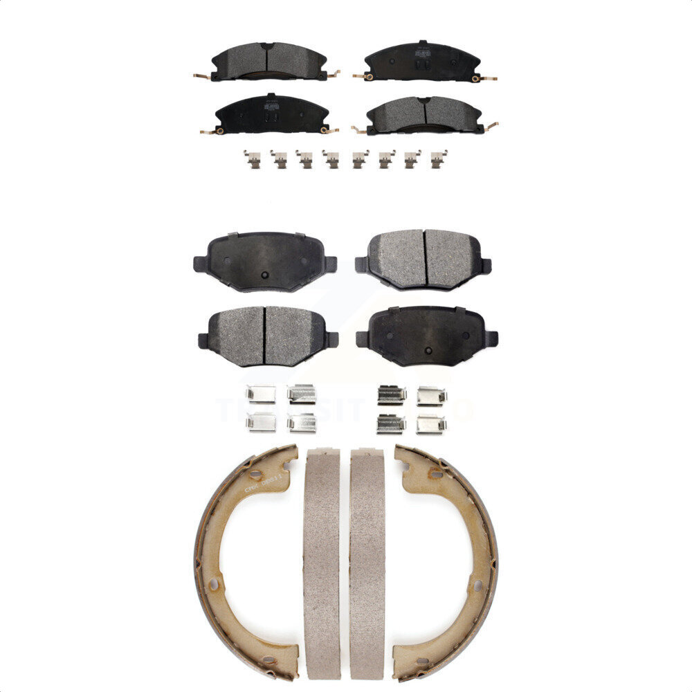 Transit Auto - KFN-100846 - Front and Rear Disc Brake Pad Kits