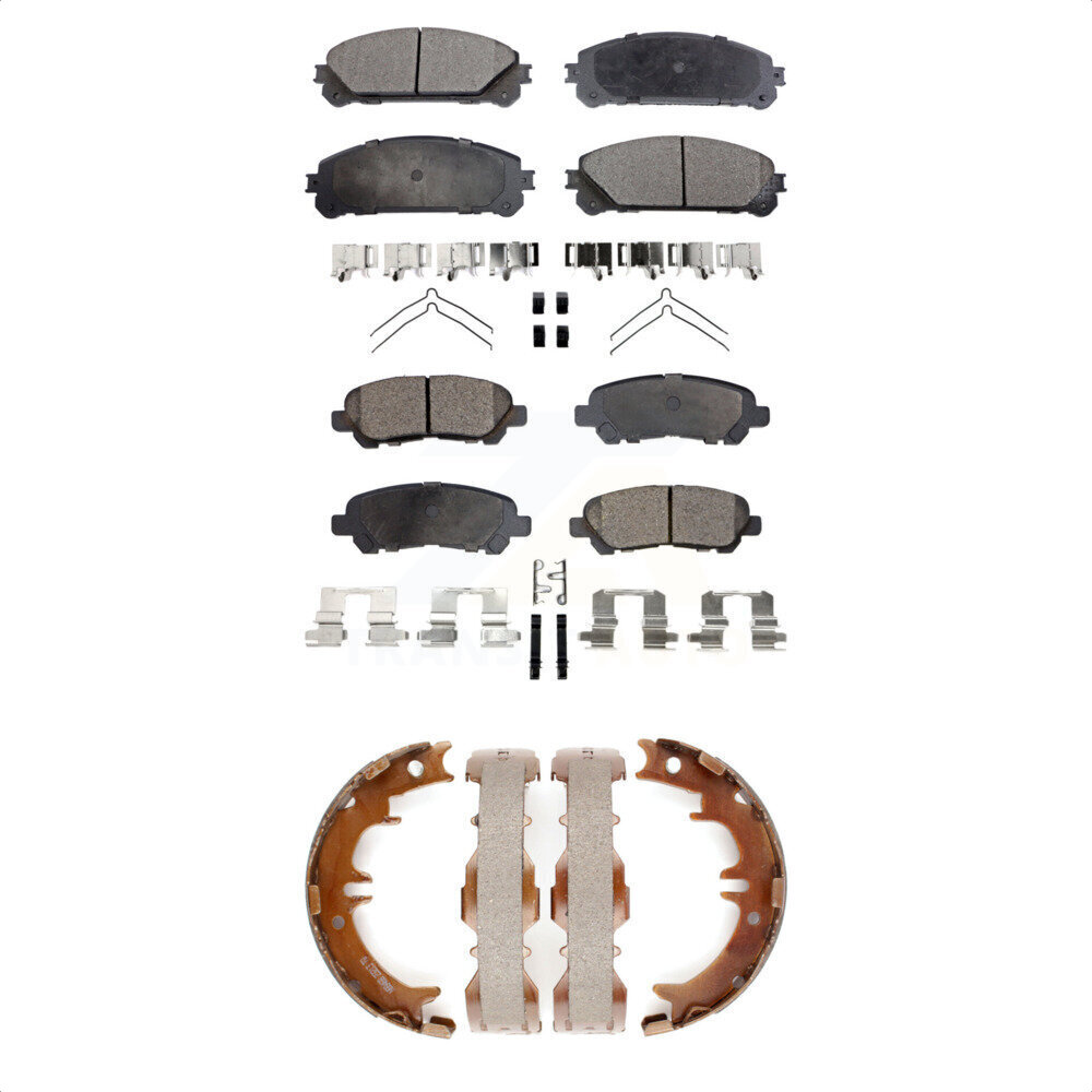 Transit Auto - KFN-100851 - Front and Rear Disc Brake Pad Kits