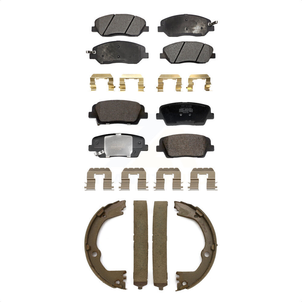 Transit Auto - KFN-100855 - Front and Rear Disc Brake Pad Kits