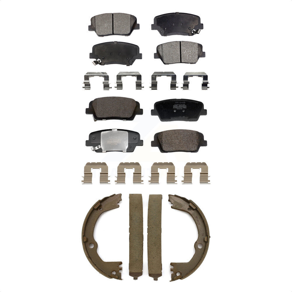 Transit Auto - KFN-100856 - Front and Rear Disc Brake Pad Kits