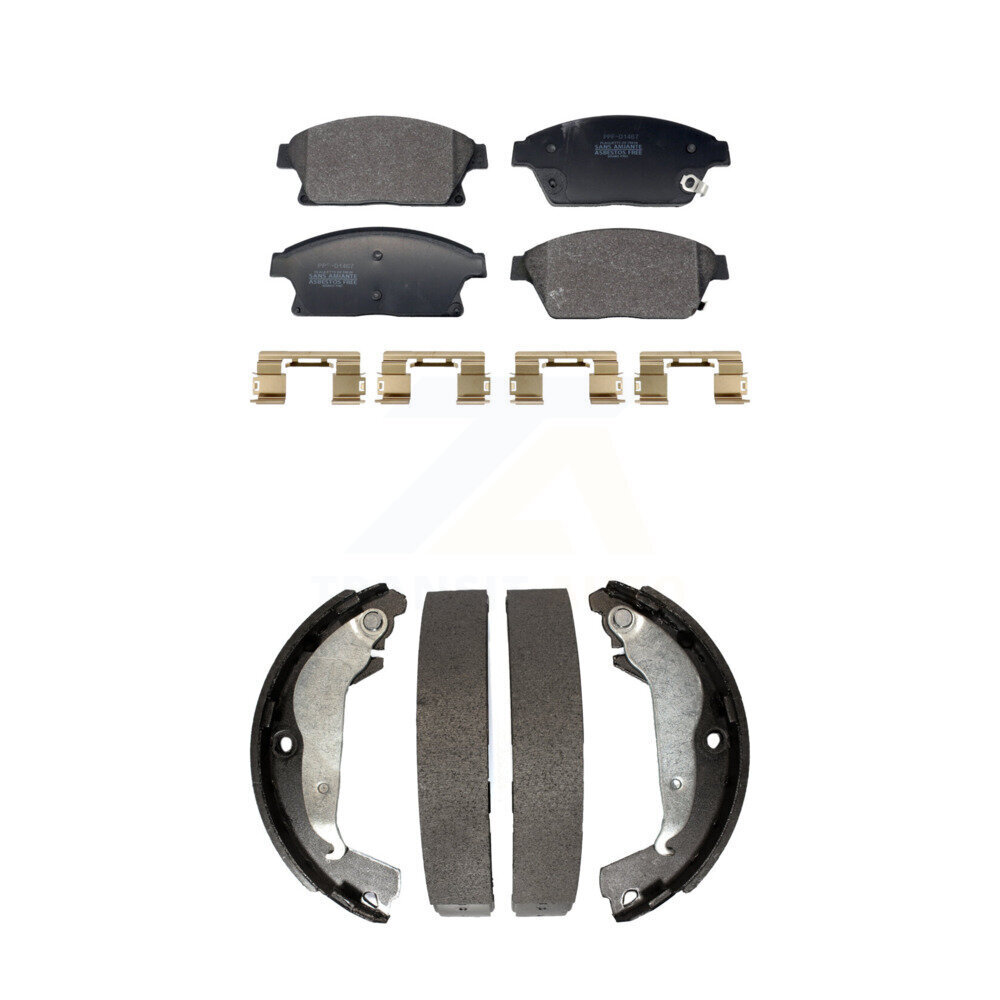 Transit Auto - KFN-100861 - Front and Rear Disc Brake Pad Kits