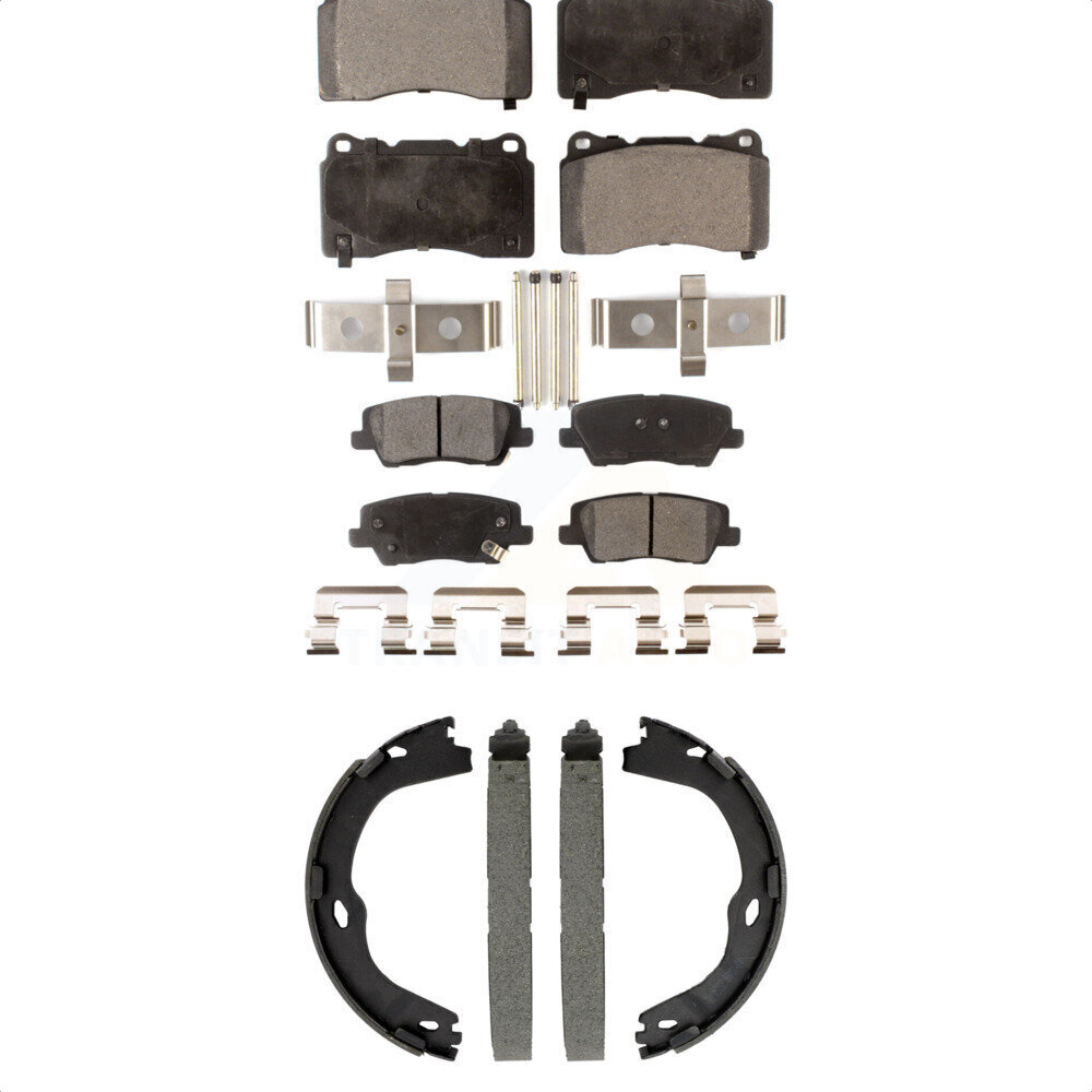 Transit Auto - KFN-100881 - Front and Rear Disc Brake Pad Kits