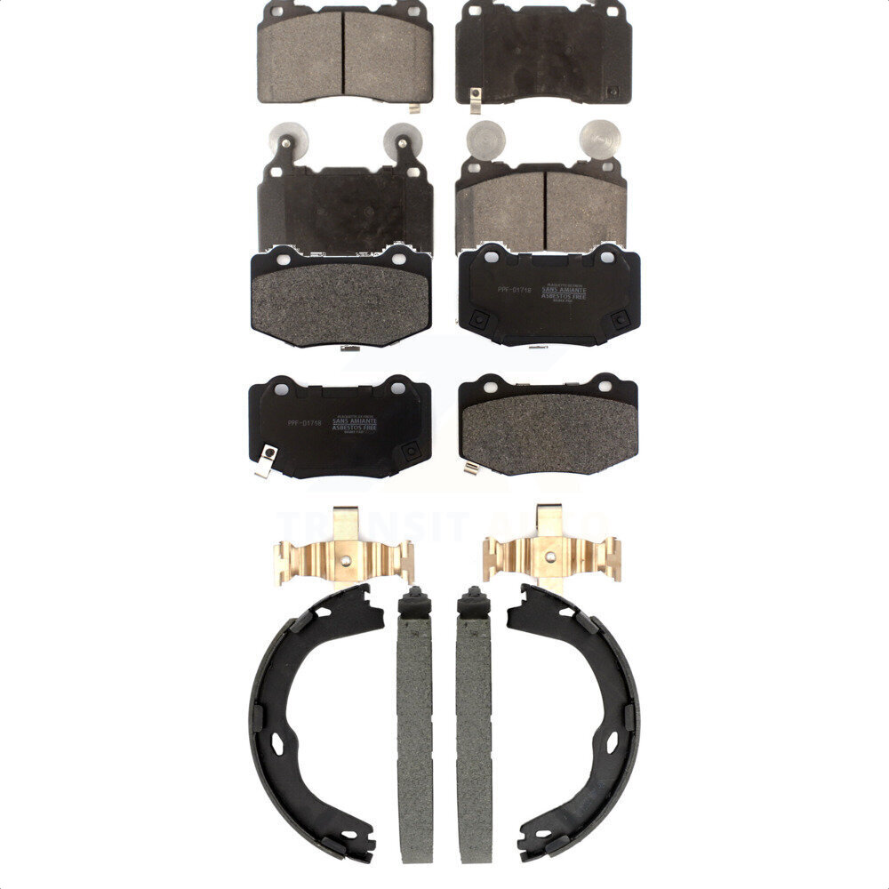 Transit Auto - KFN-100889 - Front and Rear Disc Brake Pad Kits