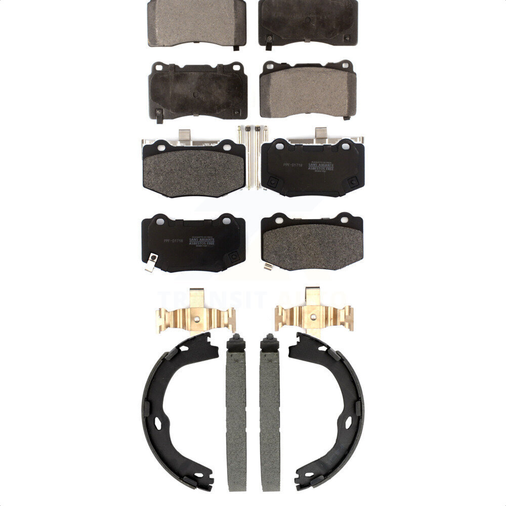 Transit Auto - KFN-100890 - Front and Rear Disc Brake Pad Kits