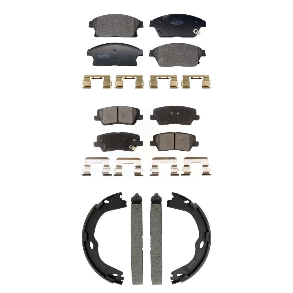 Transit Auto - KFN-100891 - Front and Rear Disc Brake Pad Kits