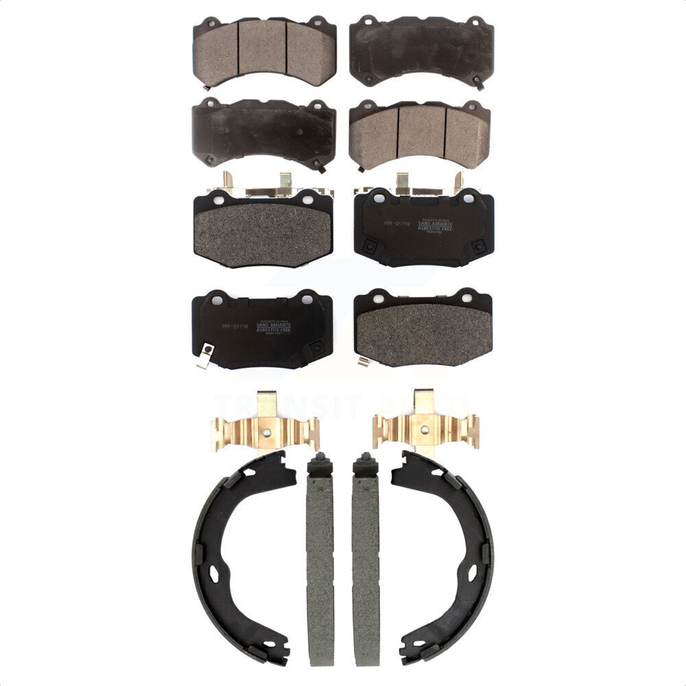 Transit Auto - KFN-100893 - Front and Rear Disc Brake Pad Kits