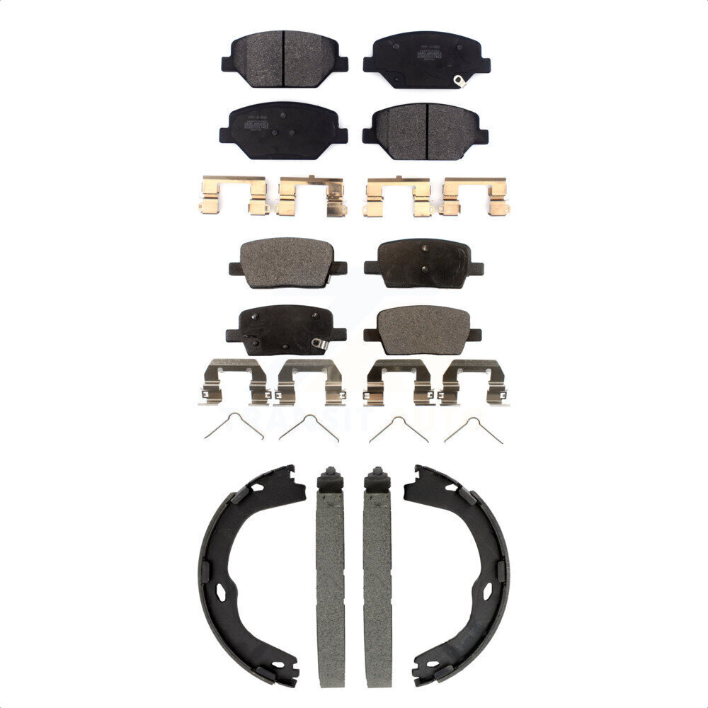 Transit Auto - KFN-100897 - Front and Rear Disc Brake Pad Kits