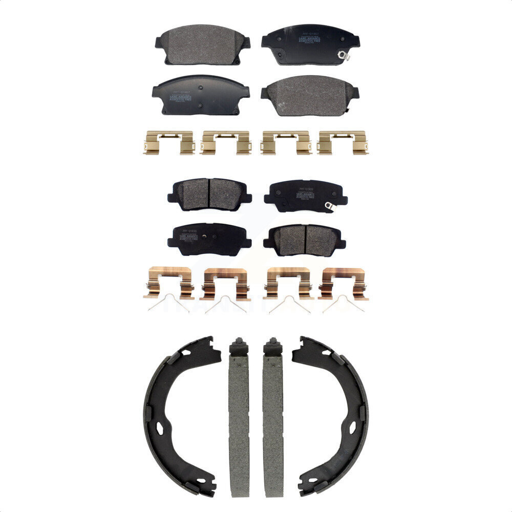 Transit Auto - KFN-100901 - Front and Rear Disc Brake Pad Kits