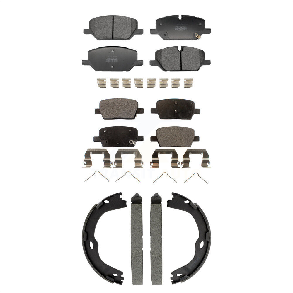 Transit Auto - KFN-100904 - Front and Rear Disc Brake Pad Kits
