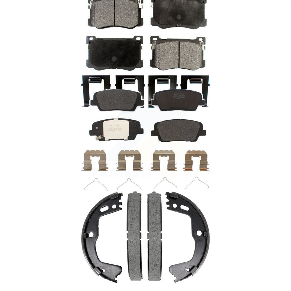 Transit Auto - KFN-100907 - Front and Rear Disc Brake Pad Kits