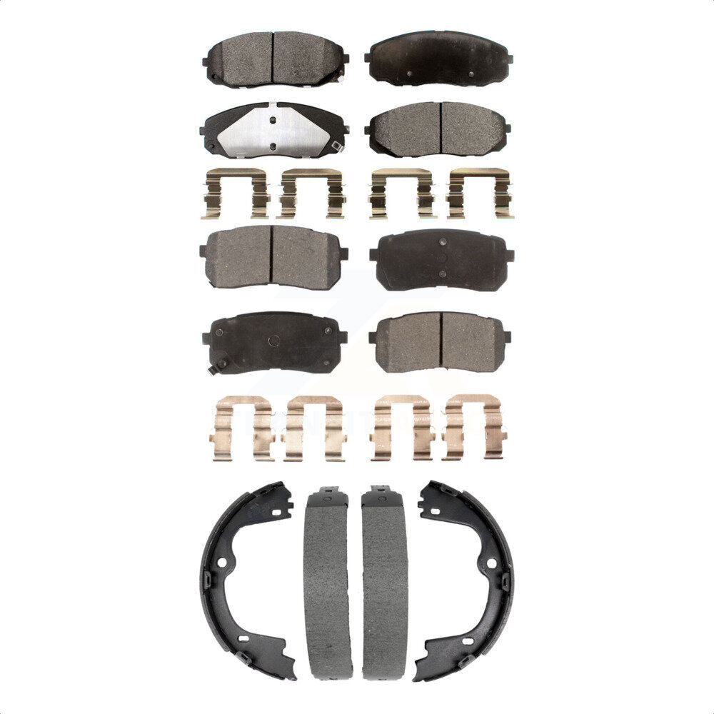 Transit Auto - KFN-100909 - Front and Rear Disc Brake Pad Kits