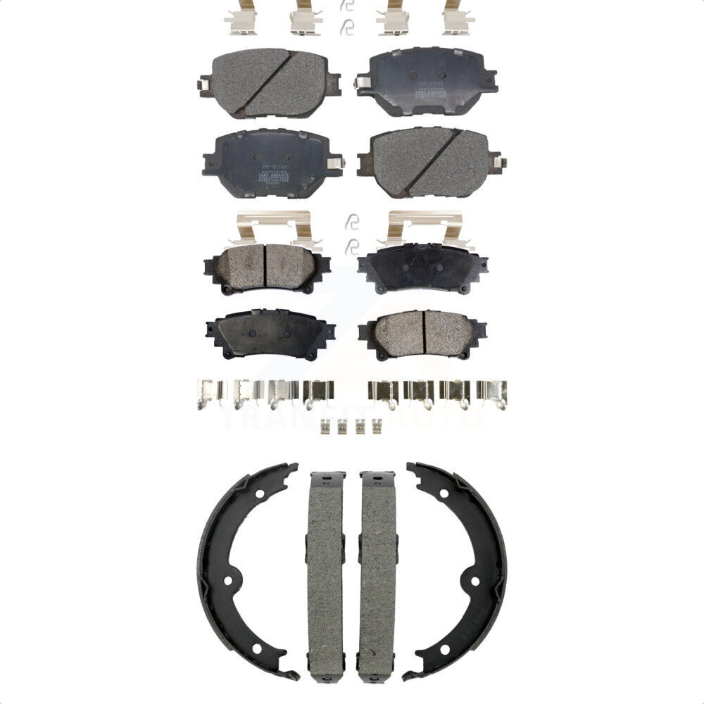 Transit Auto - KFN-100913 - Front and Rear Disc Brake Pad Kits