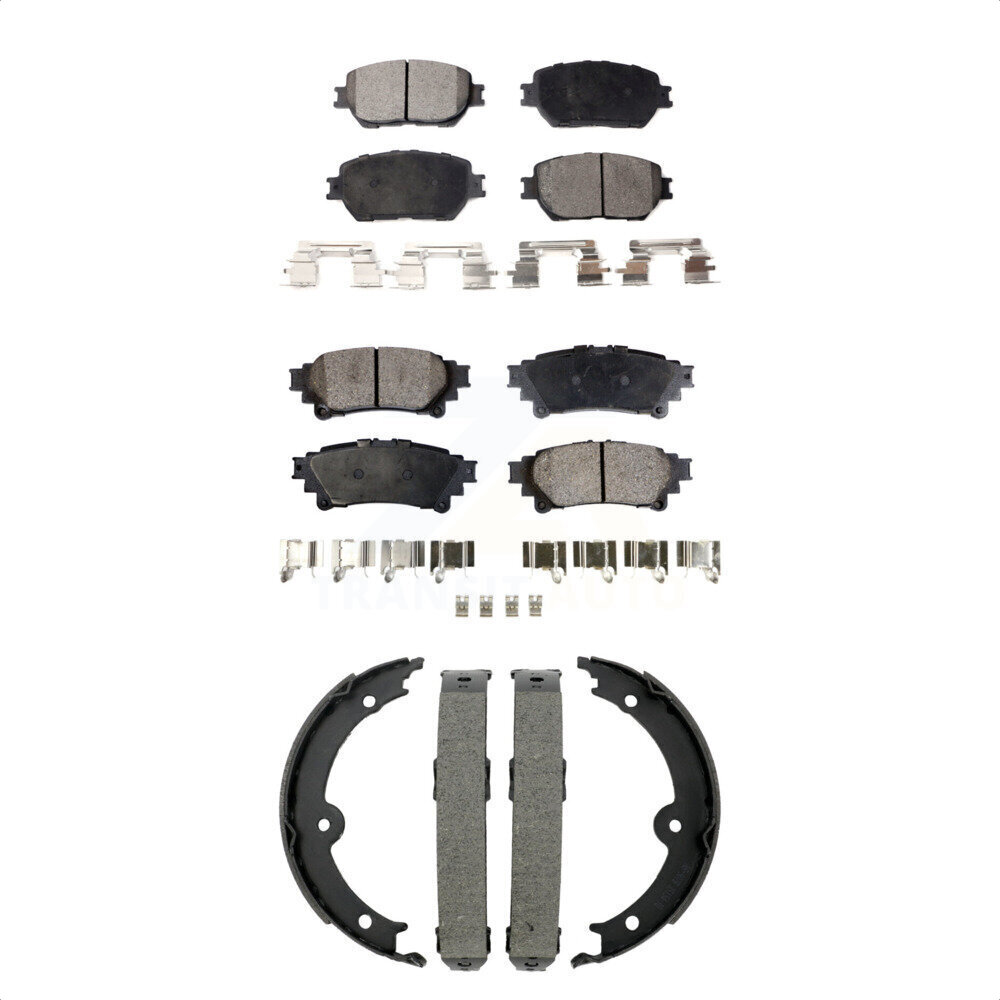 Transit Auto - KFN-100915 - Front and Rear Disc Brake Pad Kits