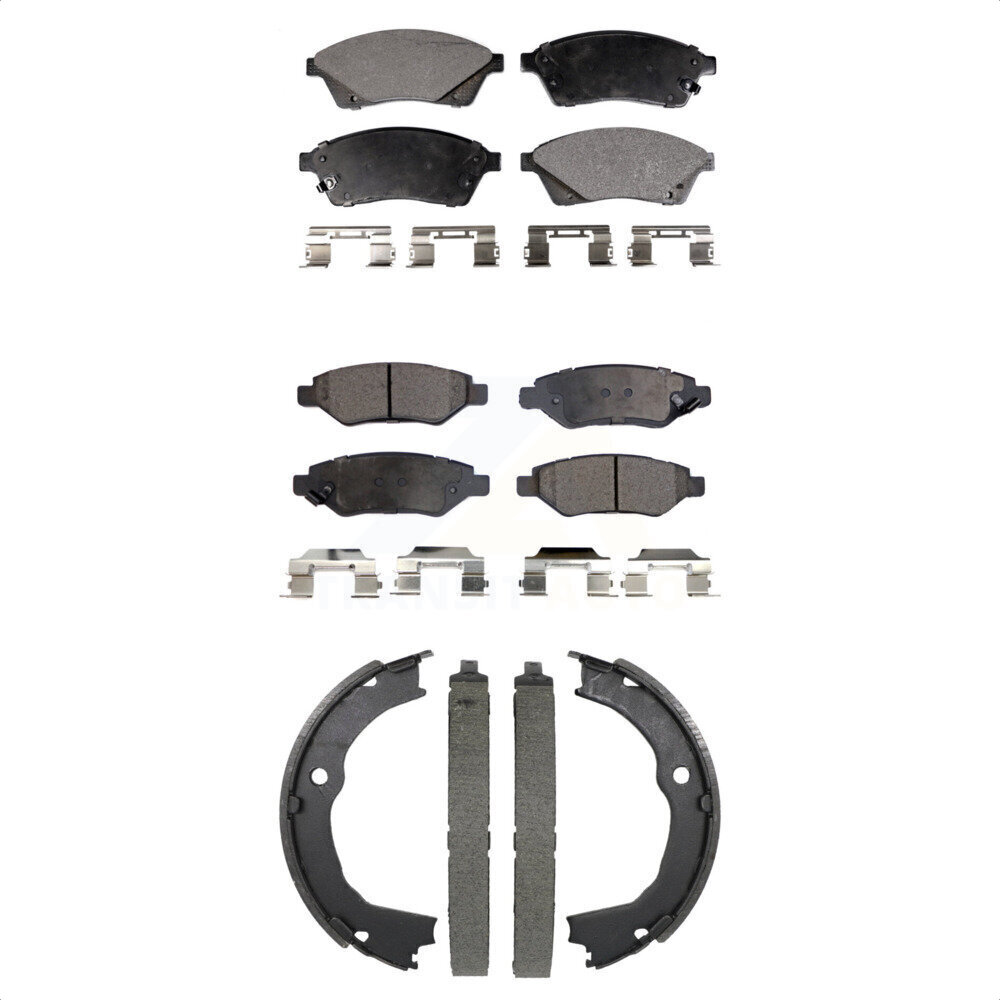 Transit Auto - KFN-100917 - Front and Rear Disc Brake Pad Kits