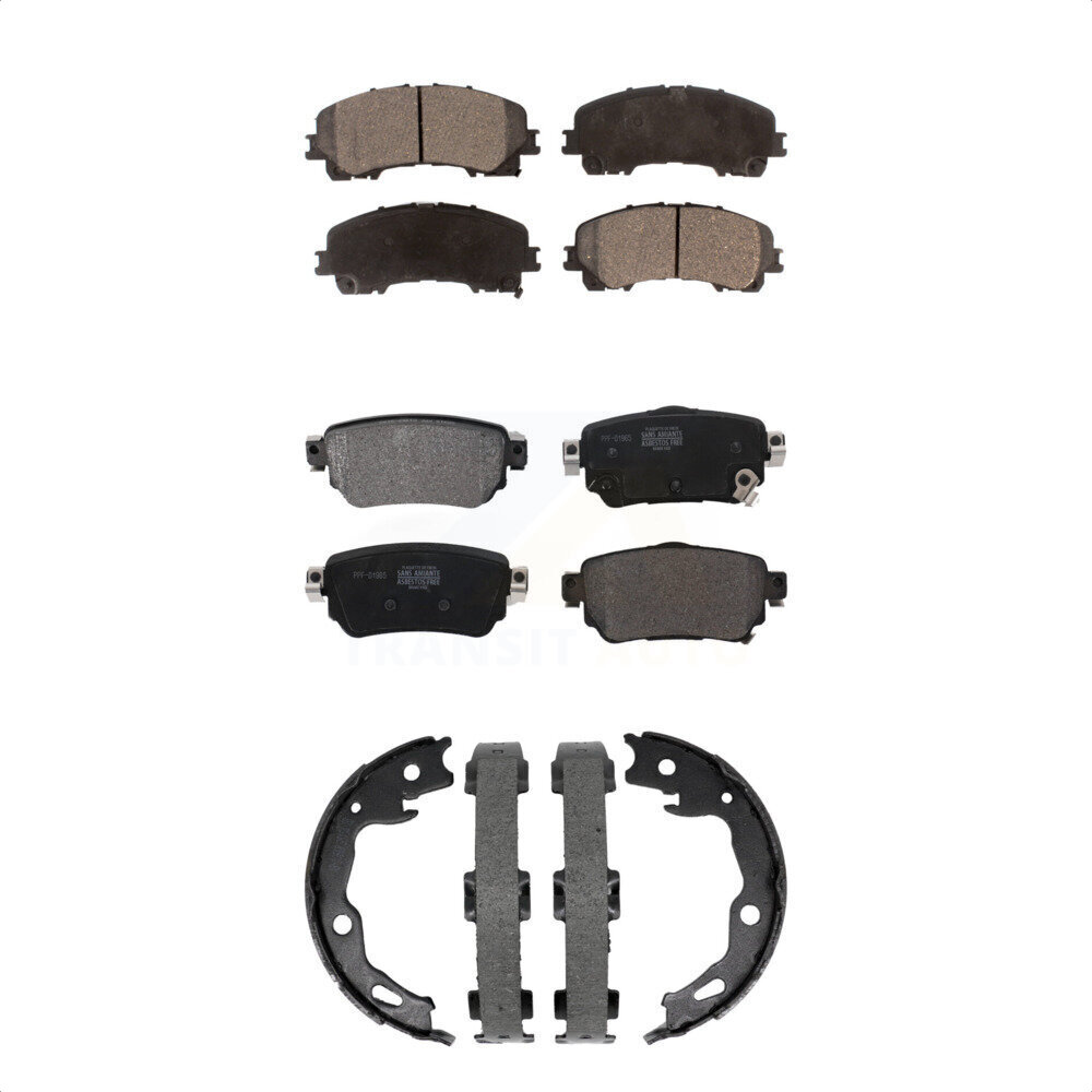Transit Auto - KFN-100920 - Front and Rear Disc Brake Pad Kits