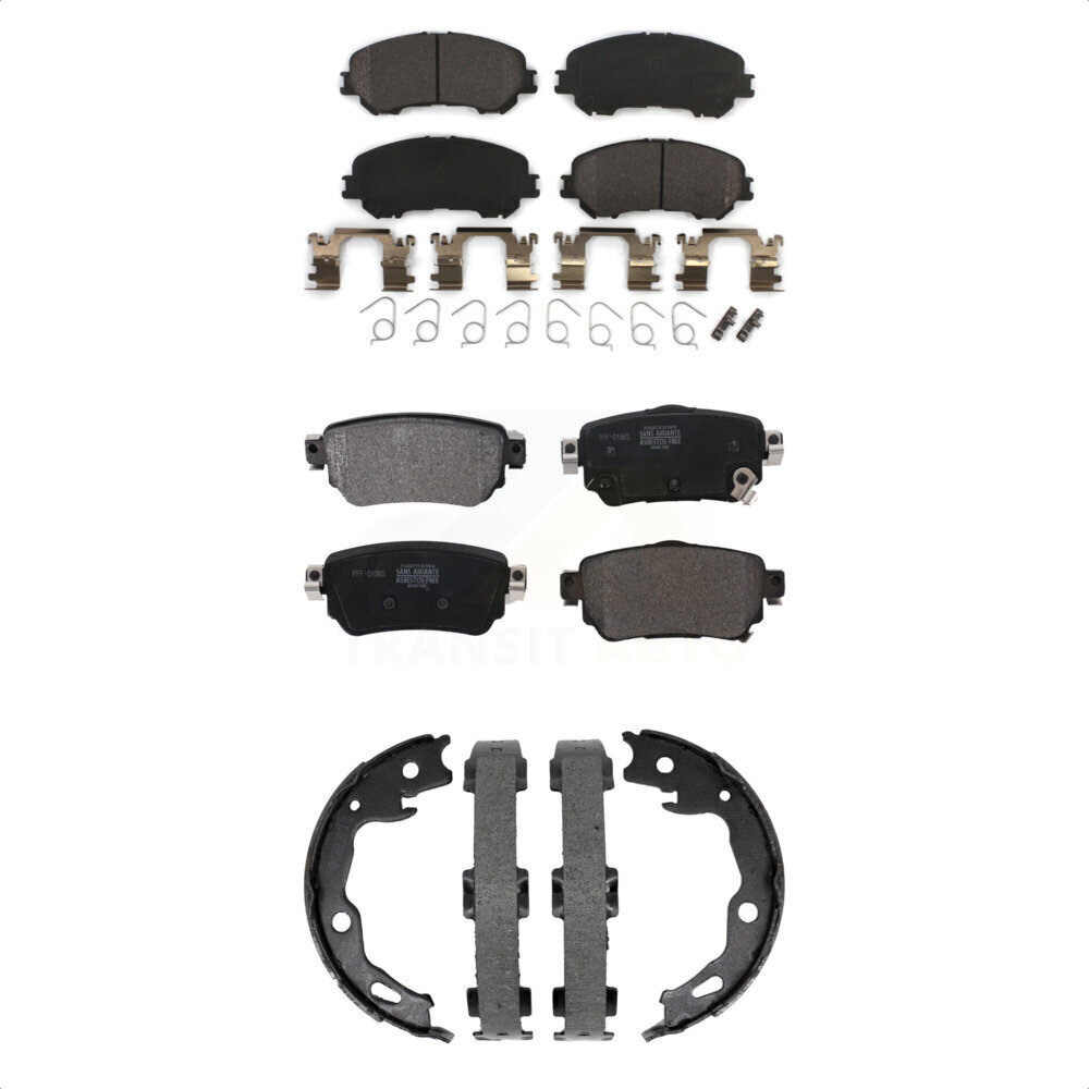 Transit Auto - KFN-100921 - Front and Rear Disc Brake Pad Kits