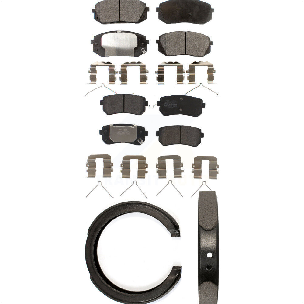 Transit Auto - KFN-100932 - Front and Rear Disc Brake Pad Kits