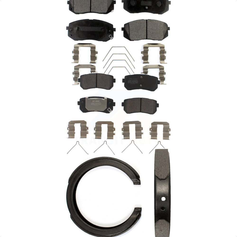 Transit Auto - KFN-100933 - Front and Rear Disc Brake Pad Kits