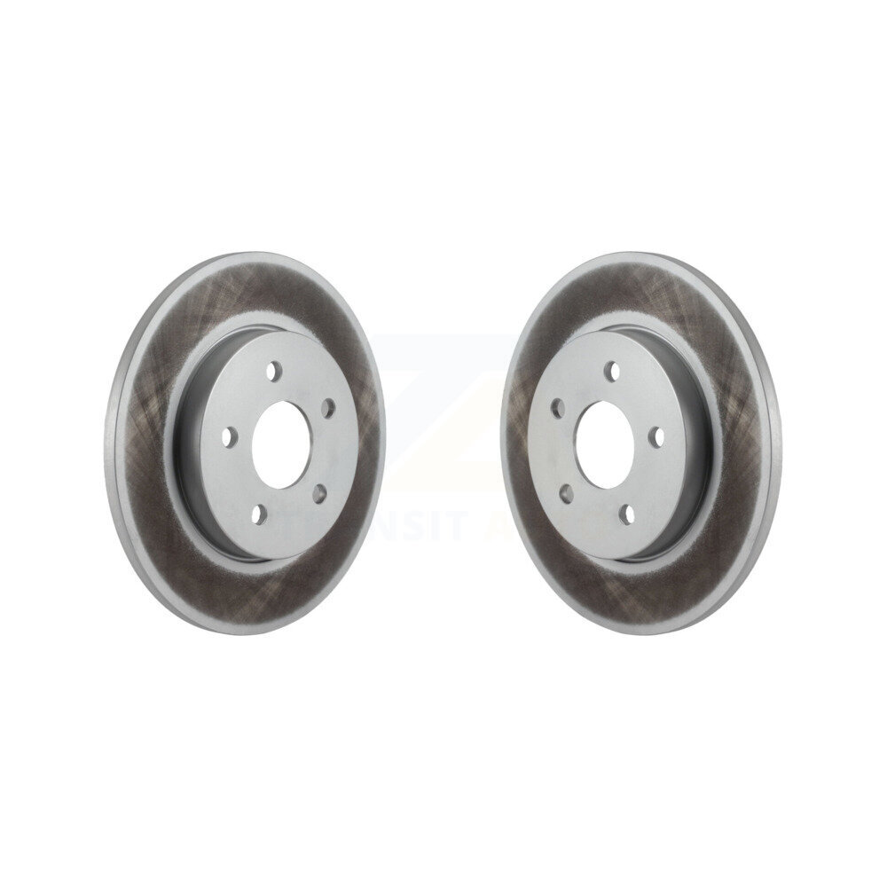 Genius Rear Coated Disc Brake Rotors Pair KG-100541