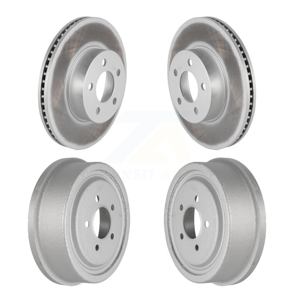 Genius - KG-101426 - Front and Rear Disc Brake Rotor and Hub Assembly Kits